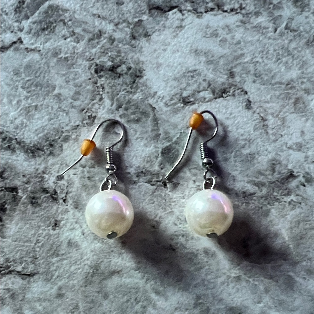 Elegant Pearl Drop Earrings